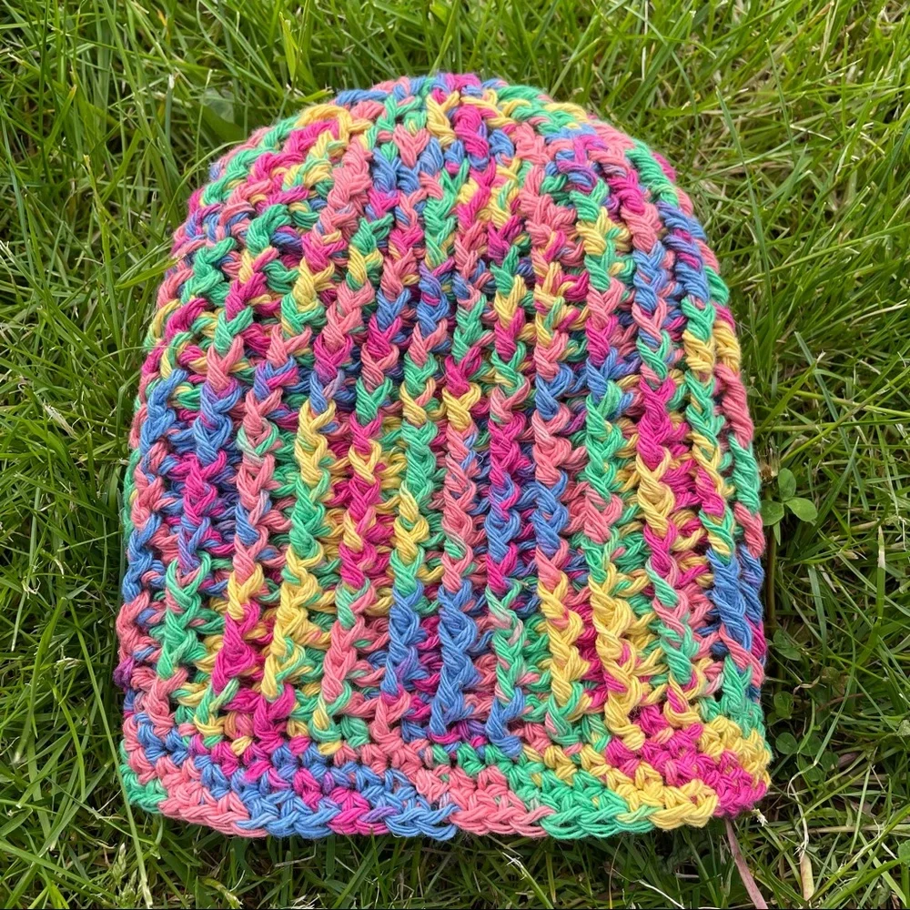 Rainbow Cotton Hat - Picture 1 of 1